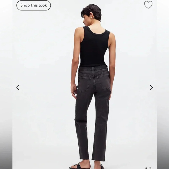 Madewell // EUC 90s Straight Crop Jean Benley Wash - Picture 4 of 9